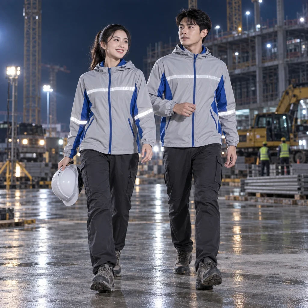 Áo khoác phản quang Coolmax Pro nhanh khô – form năng động cử động rộng trên người mẫu Việt Nam