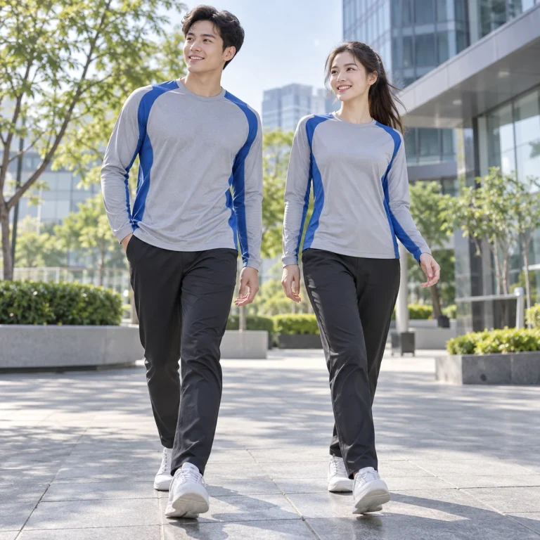 Áo thun tay dài Coolmax Pro nhanh khô – form năng động cử động rộng trên người mẫu Việt Nam