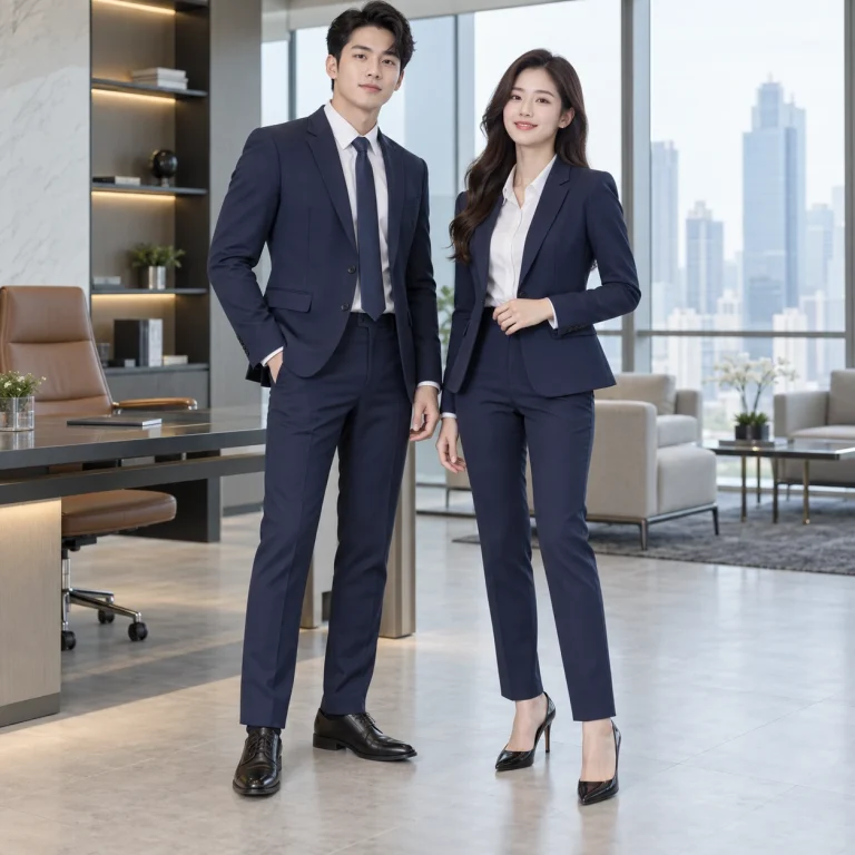 Đồng phục công sở Hàn Quốc Tuytsi co giãn Bộ vest hiện đại ôm vừa trên người mẫu Việt Nam