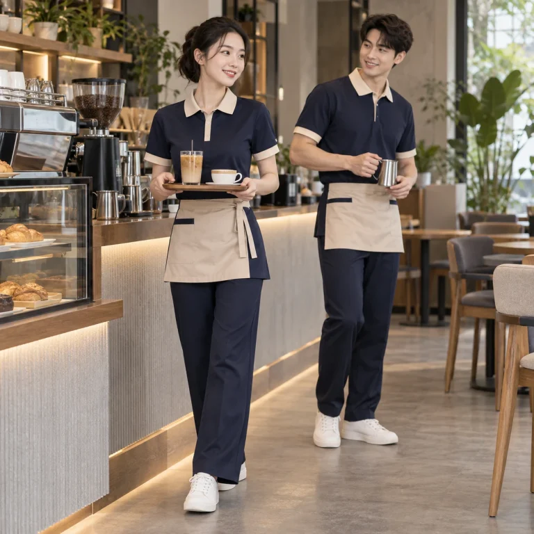 Đồng phục quán café Bamboo Air mềm mát – form hiện đại ôm vừa