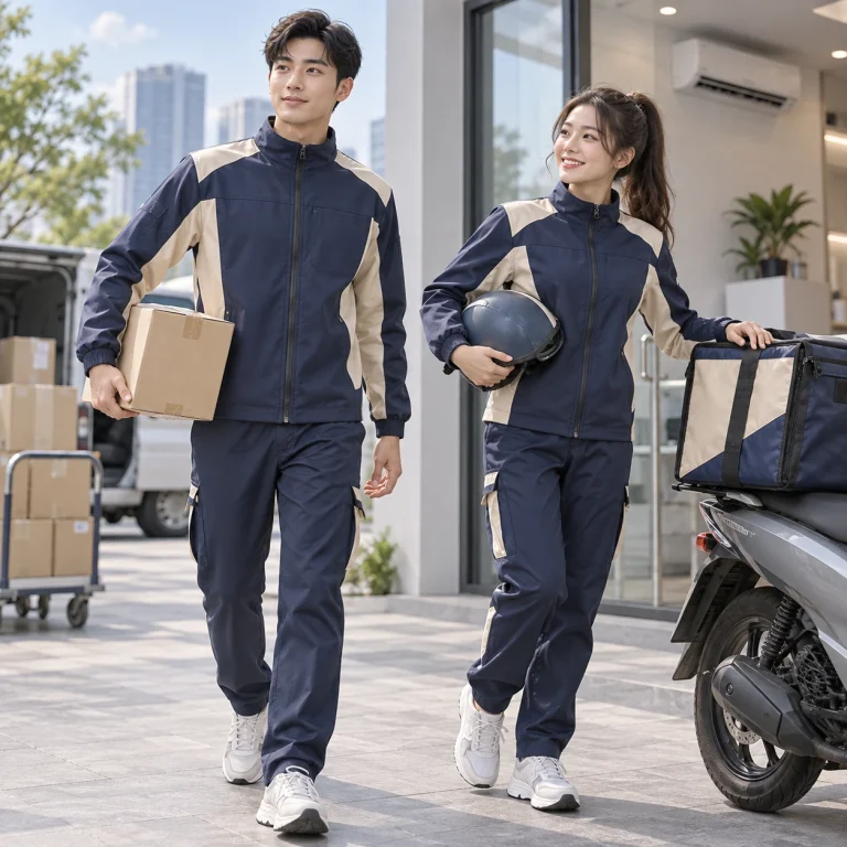 Đồng phục shipper Bamboo Air mềm mát – form hiện đại ôm vừa trên người mẫu Việt Nam