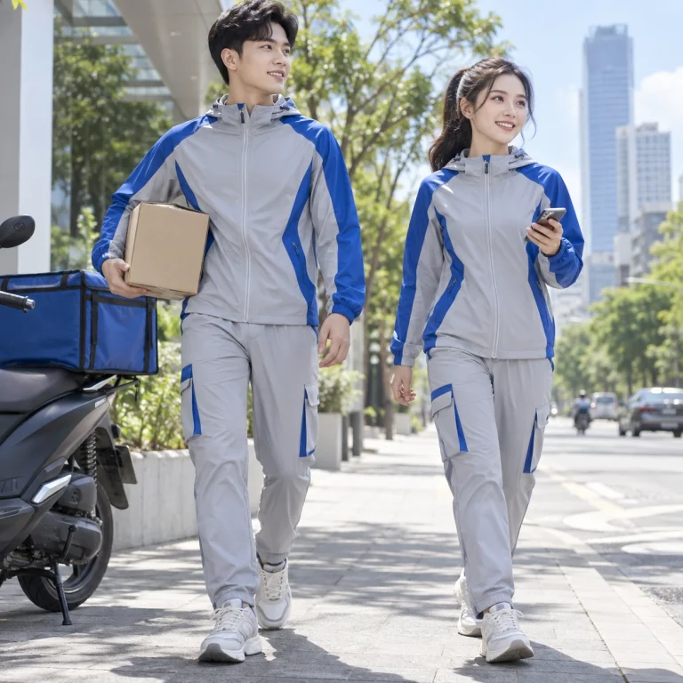 Đồng phục shipper Coolmax Pro nhanh khô – form năng động cử động rộng trên người mẫu Việt Nam