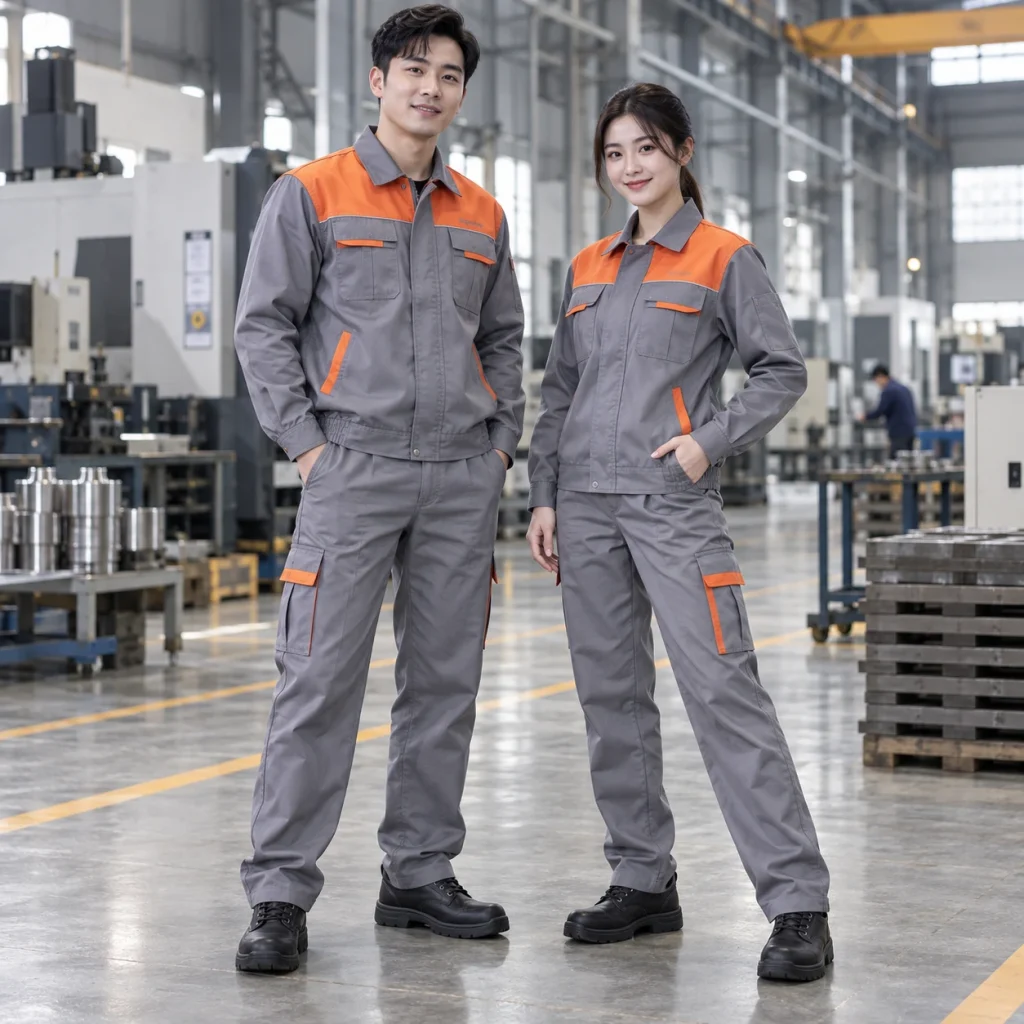 Quần áo bảo hộ may sẵn Kaki Pangrim bền chắc Bộ bảo hộ form rộng vừa trên người mẫu Việt Nam