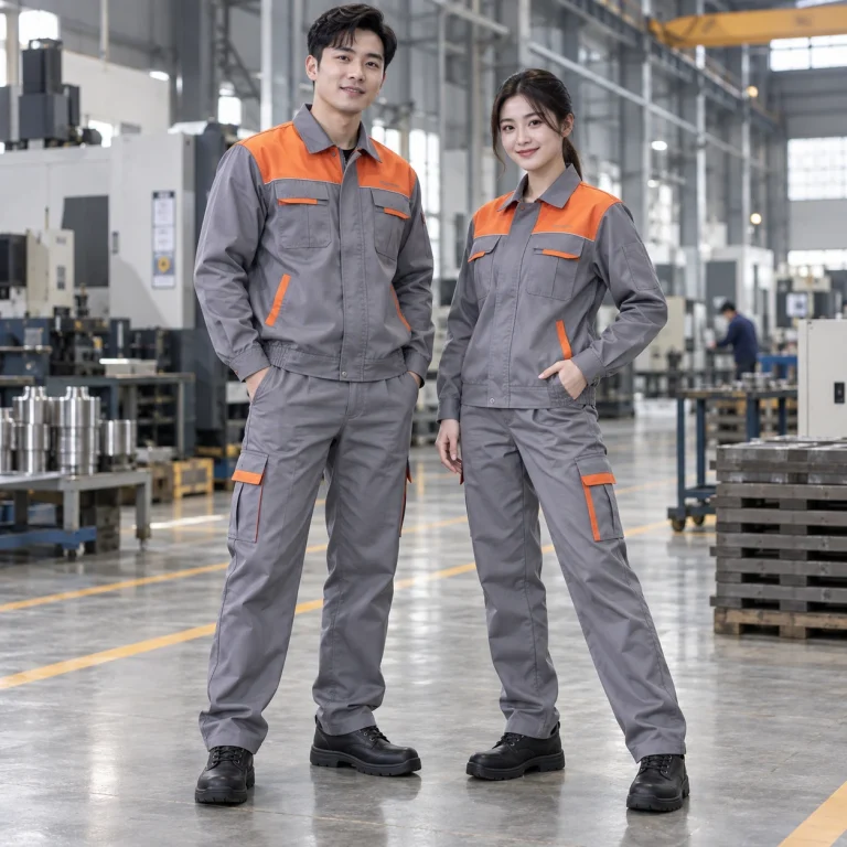 Quần áo bảo hộ may sẵn Kaki Pangrim bền chắc Bộ bảo hộ form rộng vừa trên người mẫu Việt Nam