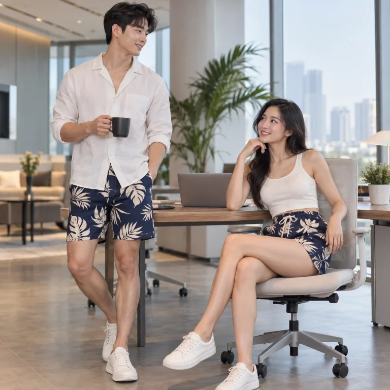 Quần đi biển Bamboo Air mềm mát – form hiện đại ôm vừa trên người mẫu Việt Nam