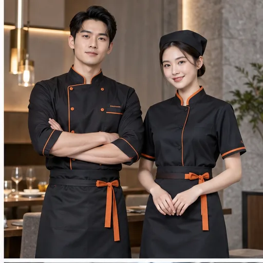 Đồng phục nhà hàng thiết kế và sản xuất tại May Áo
